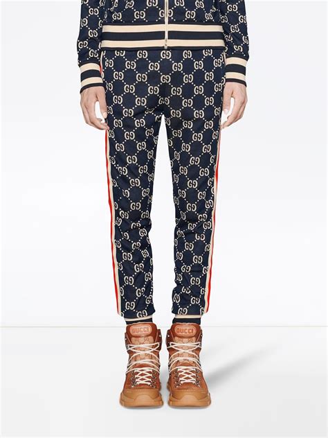 gucci jogger pants for men|gucci gg jacquard tracksuit.